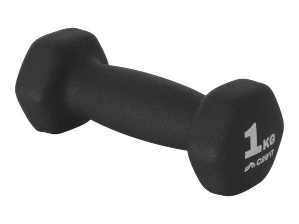 Crivit 1kg Dumbbells - Set of 2