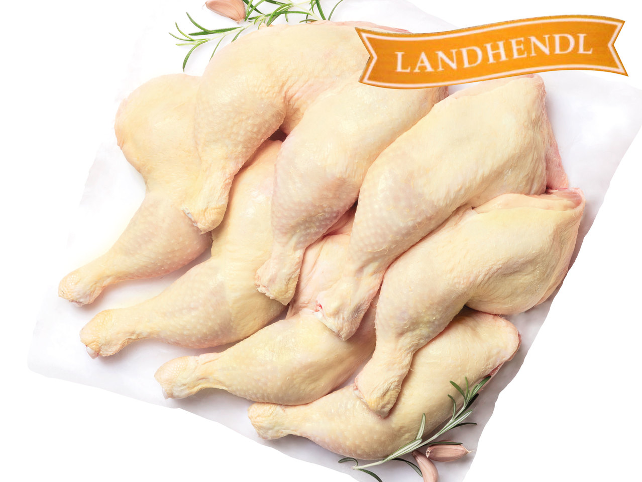 LANDHENDL Frische österreichische Hendlschenkel mit Rücken
