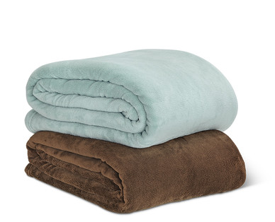Huntington Home Queen or King Microplush Blanket