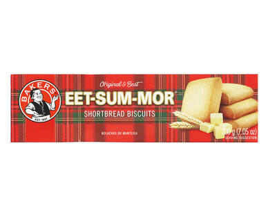 Bakers Eet-sum-mor Shortbread Biscuits 200g - Aldi - Australia 