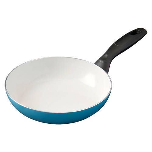 Mini Ceramic Frying Pan, Teal