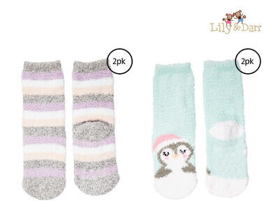 Children's Bed Socks 2pk
