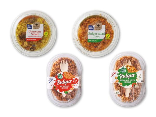 Couscous- eller bulgursalat