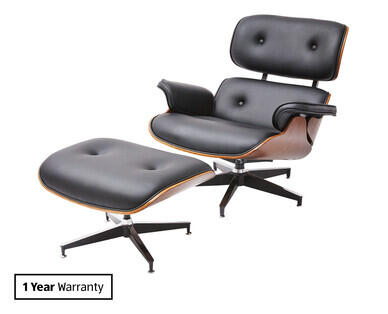 Replica Eames Lounge Chair and Ottoman