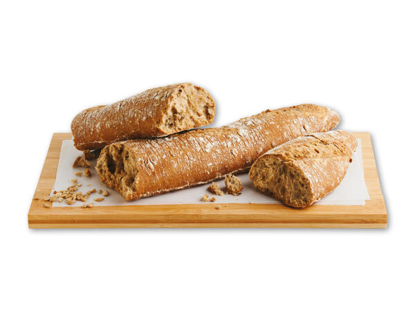 Rustik mørk baguette