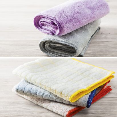 Lavettes ou chiffons à poussière