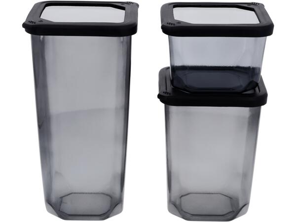 Food Storage Containers, 3 or 4 Pieces