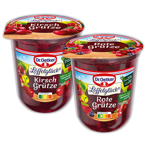Löffelglück Rote Grütze / Kirsch Grütze