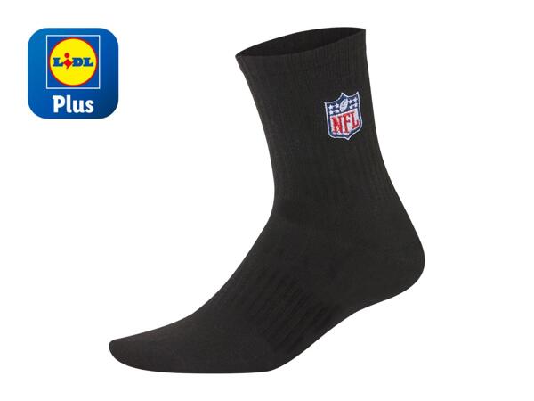 NFL Socks - 2 Pairs Black