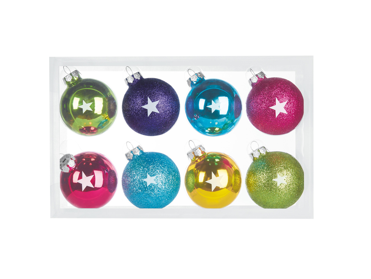 Melinera Glass Christmas Tree Baubles1