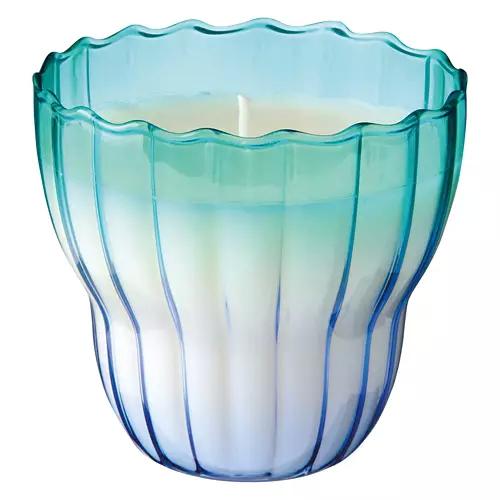 Two Tone Glass Candle - Coconut Clouds