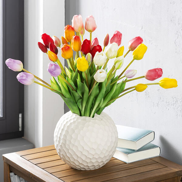 Deko-Tulpen 5er-Set "Real Touch"
