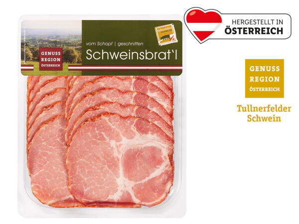 Schweinsbrat`l geschnitten