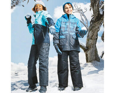 Children's Ski Jacket - Denim or Printed Pink