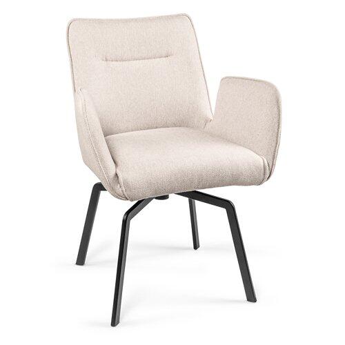 Stuhl Beige mit Drehfunktion