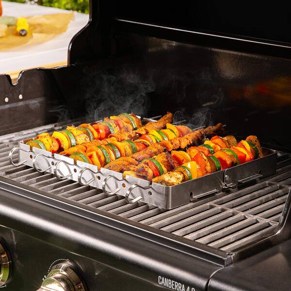 Edelstahl-Grillspieße 6er-Set