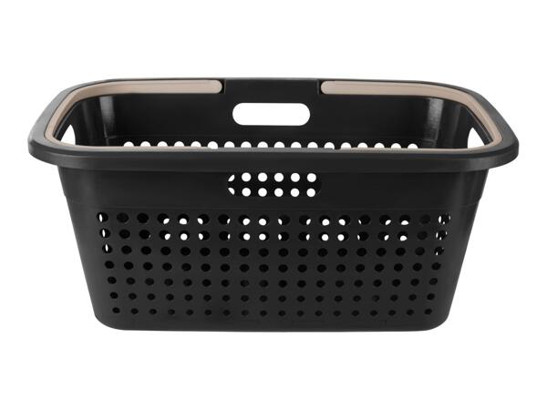 Livarno Home Laundry Basket - Black