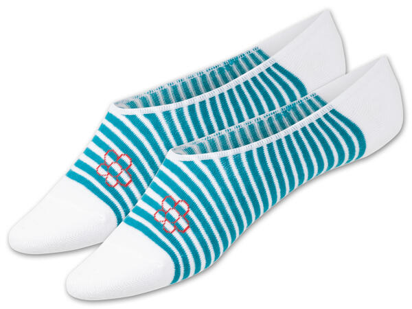 Damen Sneakersocken, 2 Paar