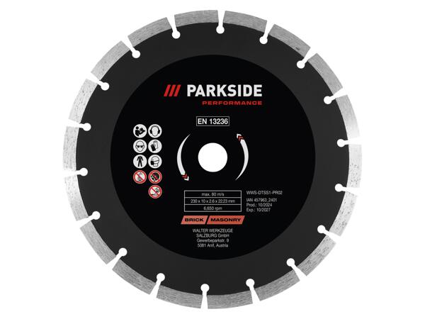 PARKSIDE PERFORMANCE(R) ŘEZNÉ/HRUBOVACÍ/DIAMANTOVÉ ŘEZNÉ KOTOUČE ⌀ 230 mm
