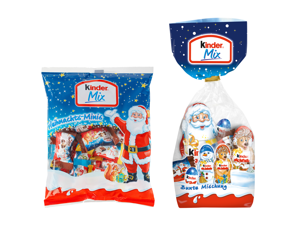 Mix Kinder/ assortiment varié Minis de Noël