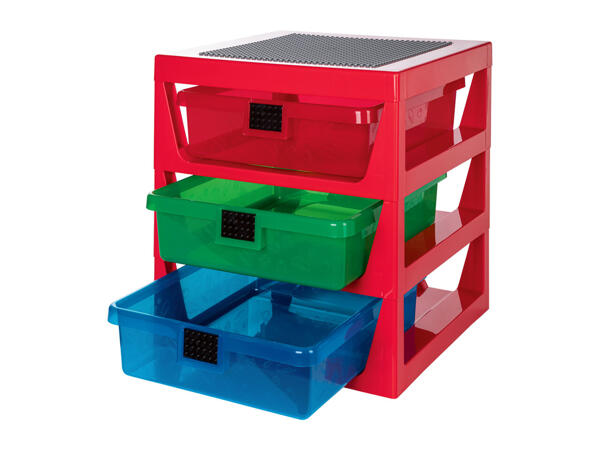 LEGO(R) 3-Drawer Storage Rack