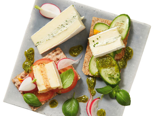 Gefüllter Brie