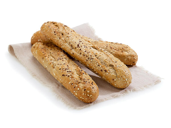 Demi-baguettes multicéréales