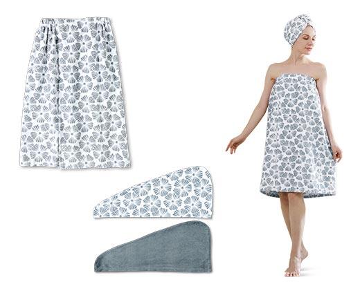 Huntington Home 
 2PK Microfiber Hair Towel or Body Wrap