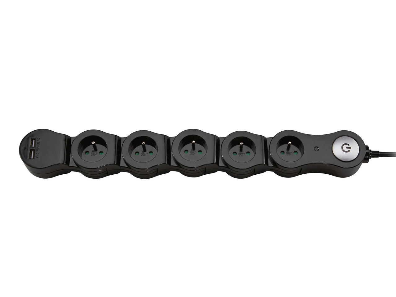 Zásuvková lišta s USB