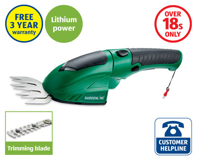 3.6V Cordless Mini Hedge Trimmer