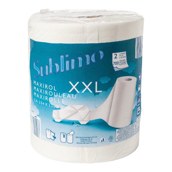 SUBLIMO(R) 				Papier d'essuyage