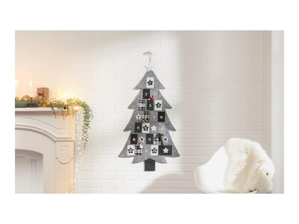 Livarno Home Christmas Tree Felt Advent Calendar