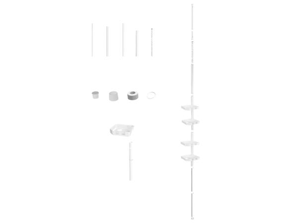 Telescopic Shower Corner Shelf XXL