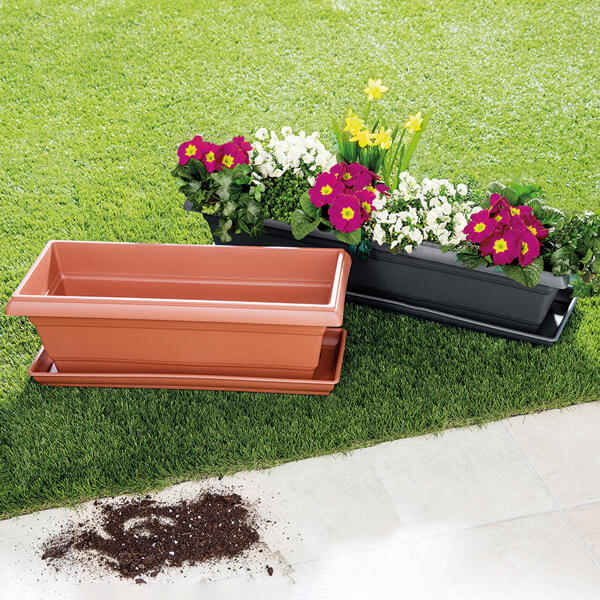 Blumenkasten mit Untersetzer "Toskana"