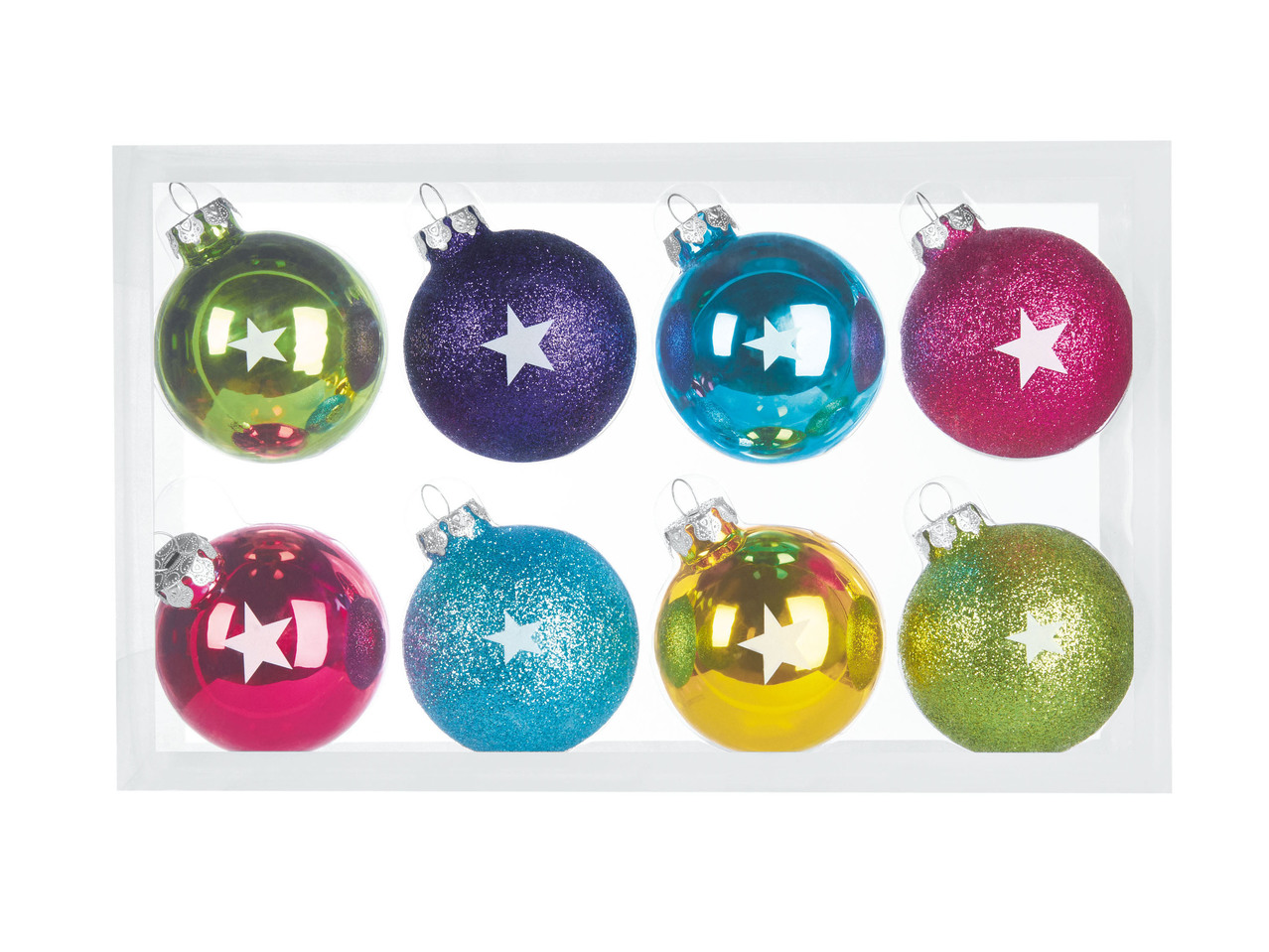 Christmas Tree Glass Baubles