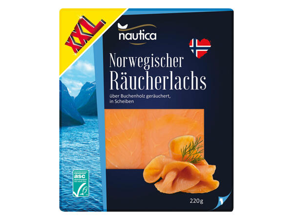 Norwegischer Räucherlachs 200 g + 20 g gratis