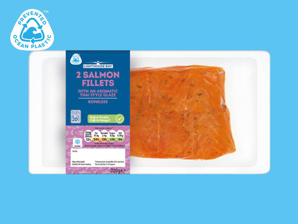 Lighthouse Bay 2 Salmon Fillets with Thai-Style Glaze