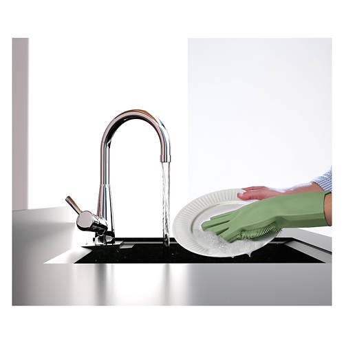 Silicone Scrub Gloves - Green