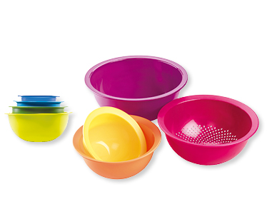 Lot de saladiers en plastique, 4 pièces CROFTON(R)