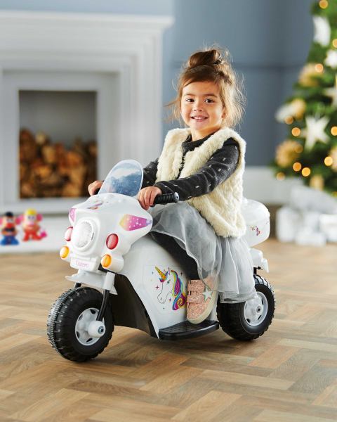 6v Ride On Unicorn Bike