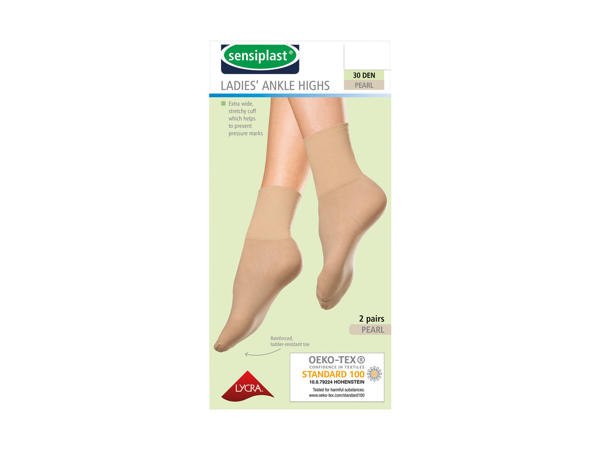 Sensiplast Ladies' 30 Den Ankle Highs1