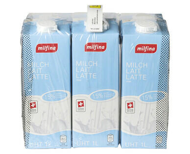 MILFINA 
 MILCH UHT 1,5 % FETT