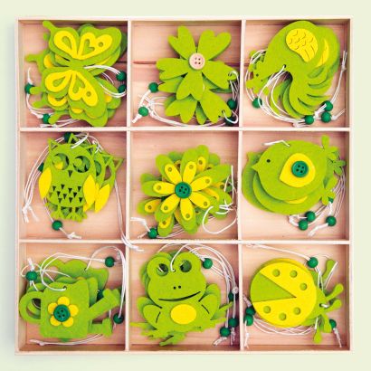 Set de décorations de Pâques, 36 pcs