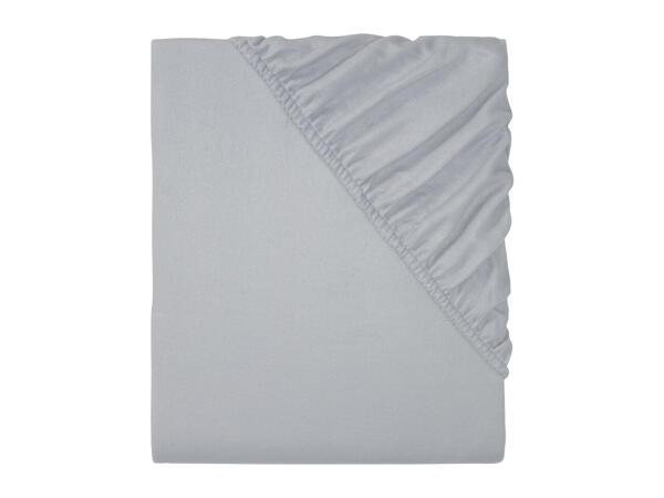 Livarno Home Single Fleece Fitted Sheet