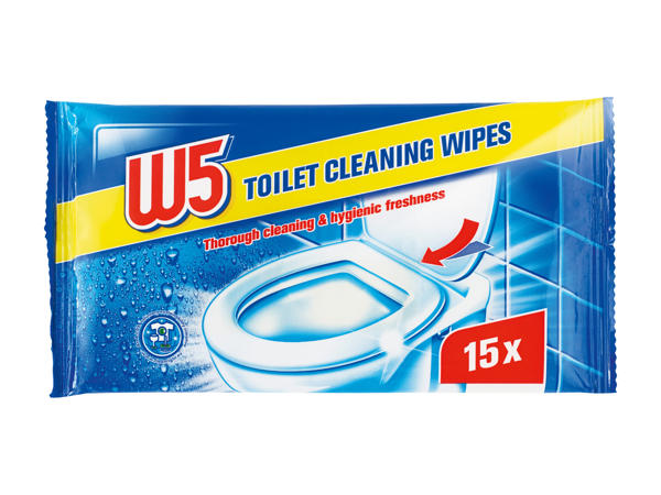 Lingettes nettoyantes pour WC