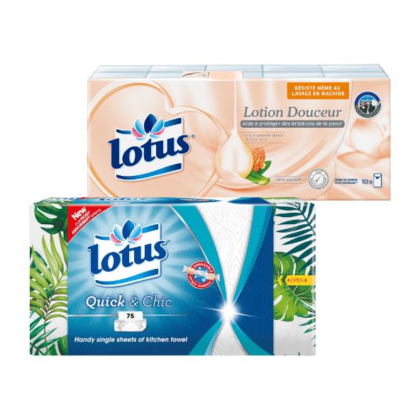 Lotion lommeletter eller Quick & Chic køkkenpapir