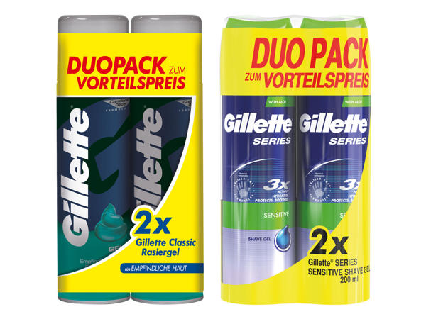 GILLETTE Rasiergel Duo-Pack
