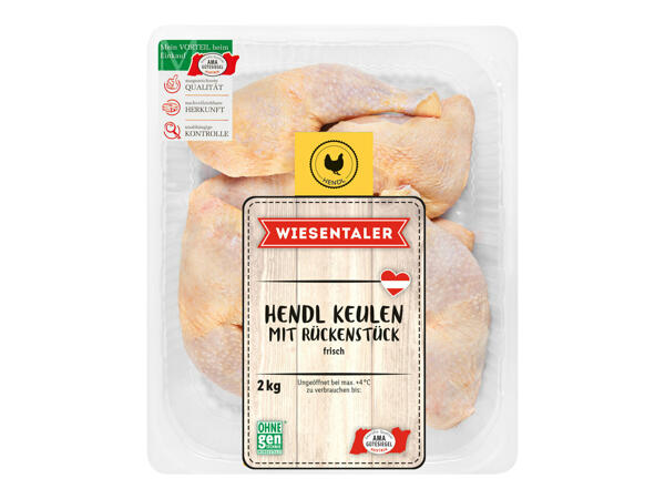 WIESENTALER Frische Hendlschenkel mit Rücken