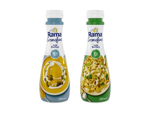 Rama Cremefine pour cuisiner