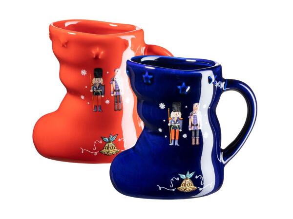 Tasses bottes "Marché de Noël" Mäser, set de 2